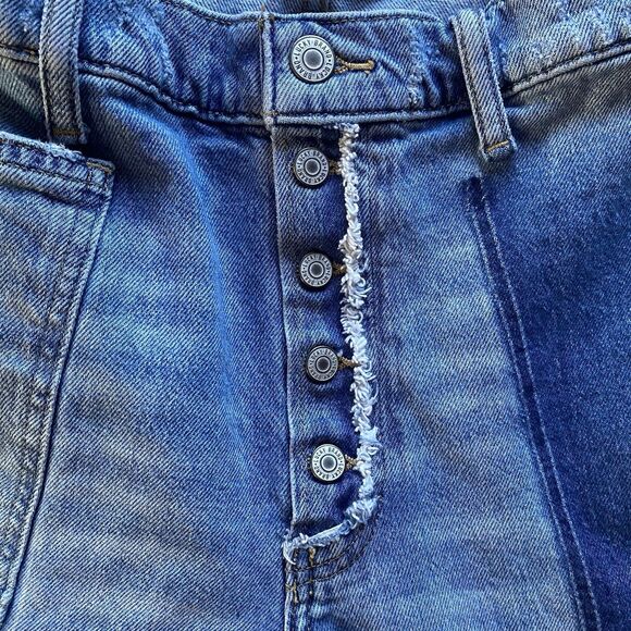 Lucky Brand Boy Mid Rise Relaxed Straight Patchwork Pants. Festival. Boho. 10/30 - Picture 10 of 16